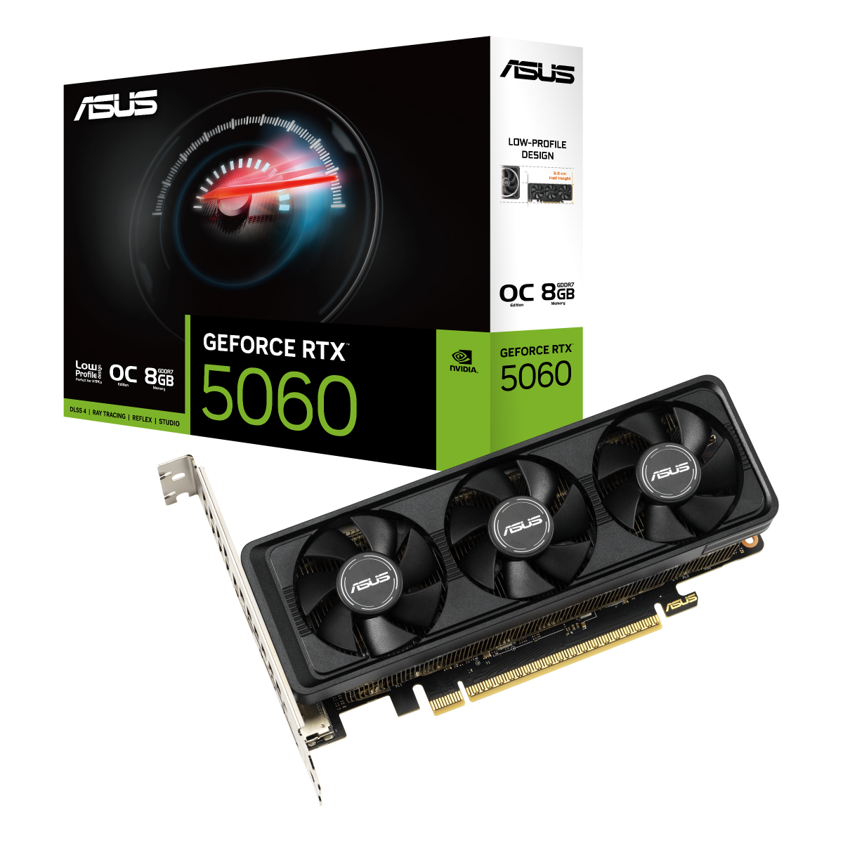 Asus GeForce RTX 5060 LP BRK OC 8 GB (DLSS 4, 1x DisplayPort, 2x HDMI 2.1)