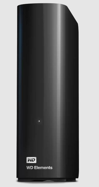 WD 8.9cm 20 TB USB3.0 ELEMENTS Desktop Μαύρος