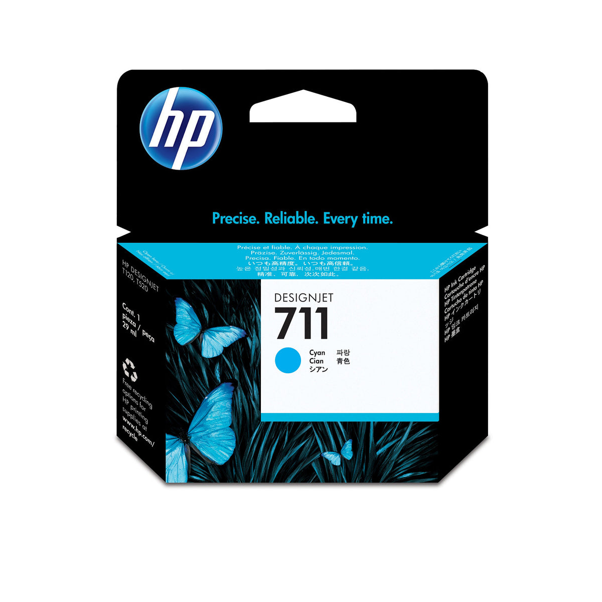 HP 711 Cyan Ink Cartridge