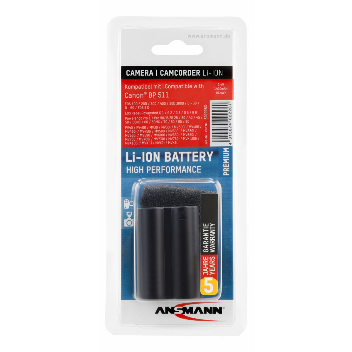 Ansmann A-Can BP-511