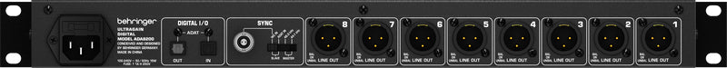 Behringer ADA8200 - 8 channel audio converter, 10 - 24000 Hz