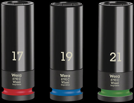 WERA Wheel Impaktor C Set 1 Socket set, 1/2 drive