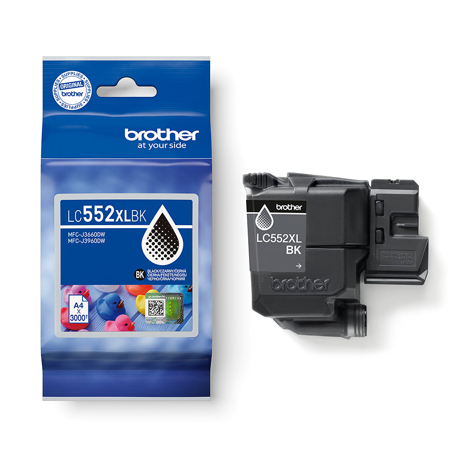 Brother LC552XLBK Ink Cartridge - 1 pc Original Black