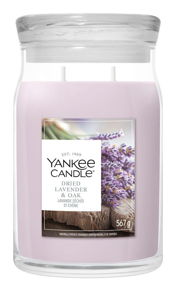Large Candle DRIED LAVENDER & OAK YANKEE
