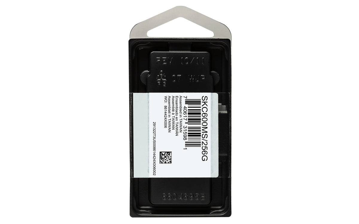 Kingston Technology 256G SSD KC600 SATA3 mSATA