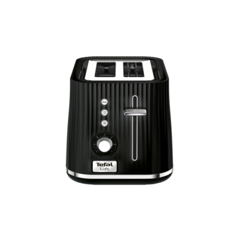 Φρυγανιέρα Tefal Loft 2S TT761838 για 2 φέτες σε μαύρο χρώμα