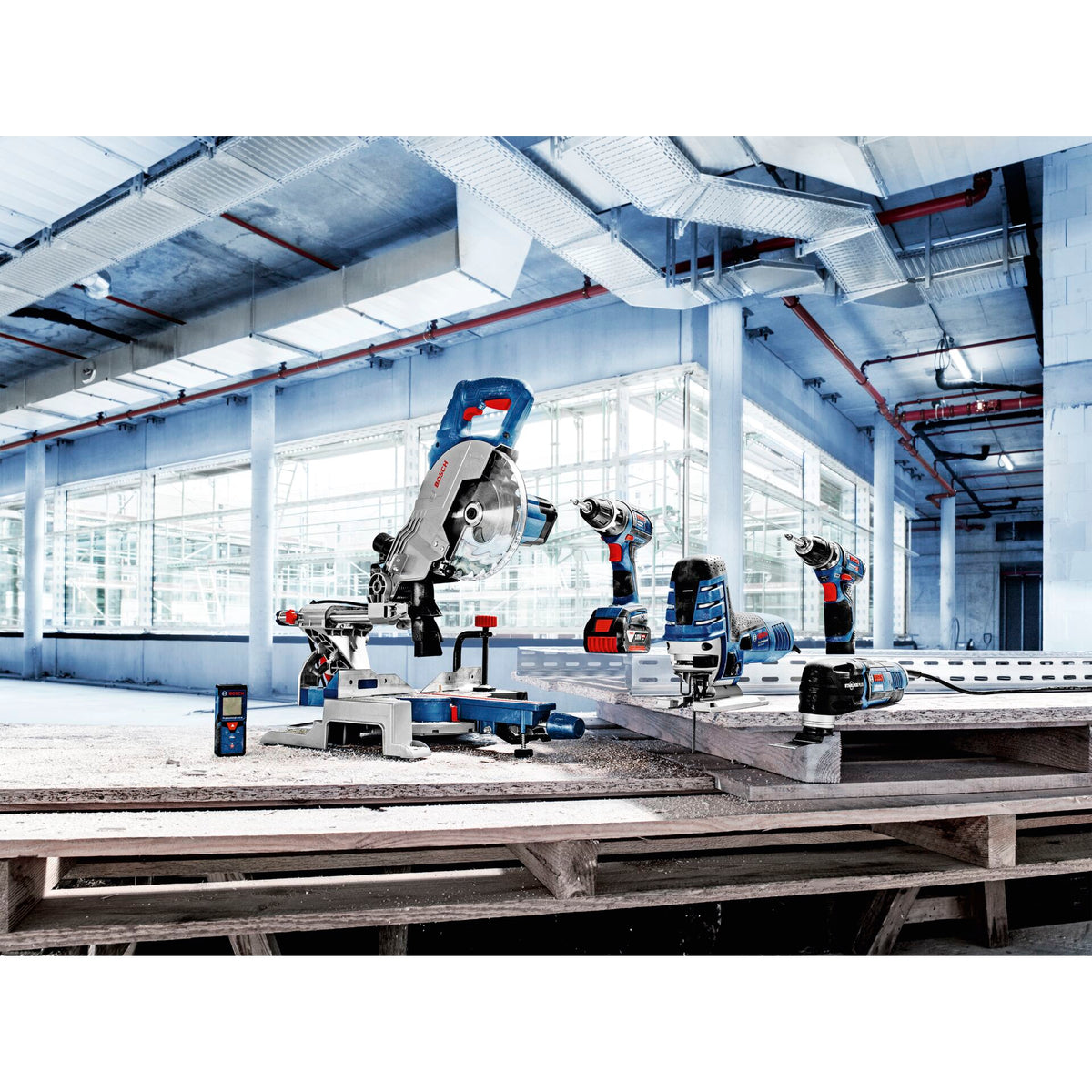 Bosch GCM 80 SJ + 2. Saw Blade Chop and Mitre Saw