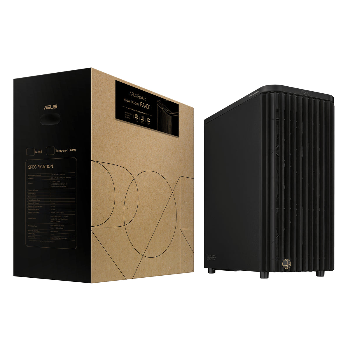 ASUS ProArt PA401 Wood Edition enclosure