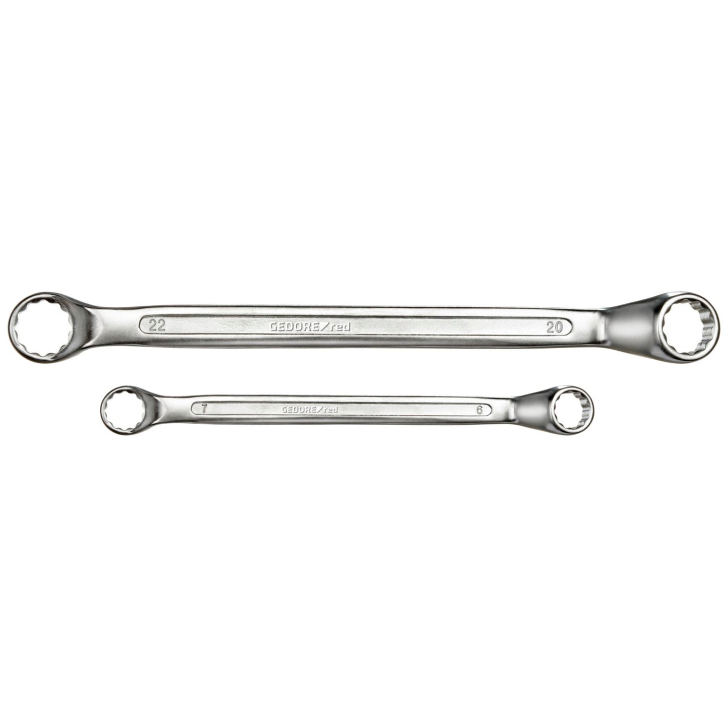 GEDORE red Double ring end Spanner Set 8-pieces 6-22 mm