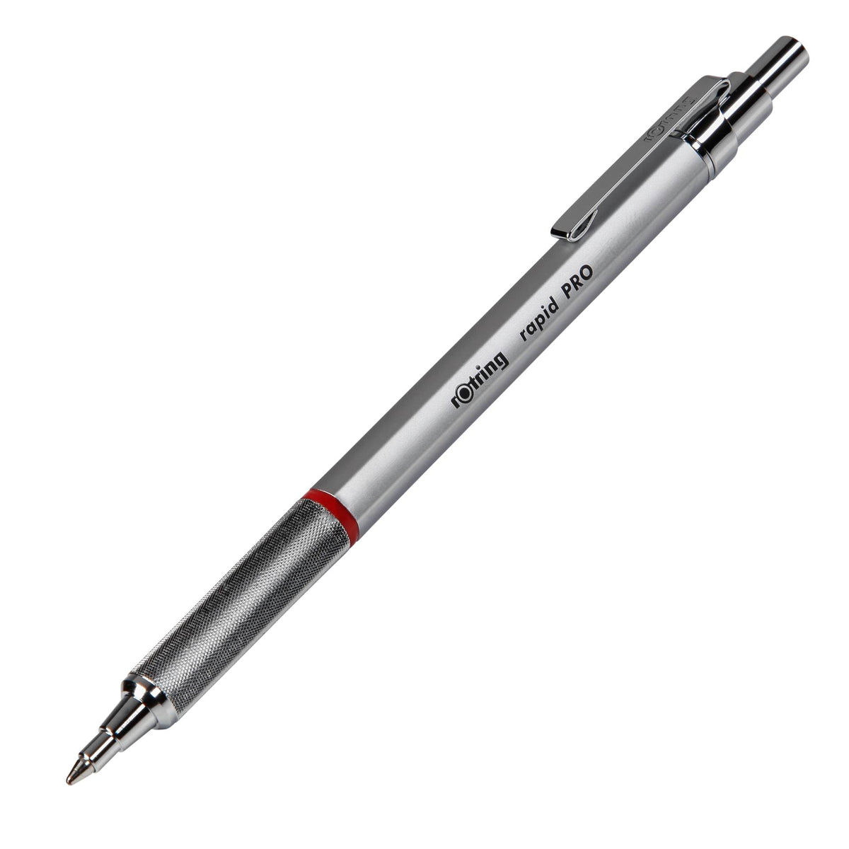 rotring Rapid Pro Ballpoint Pen Chrome with Refill M-Blue