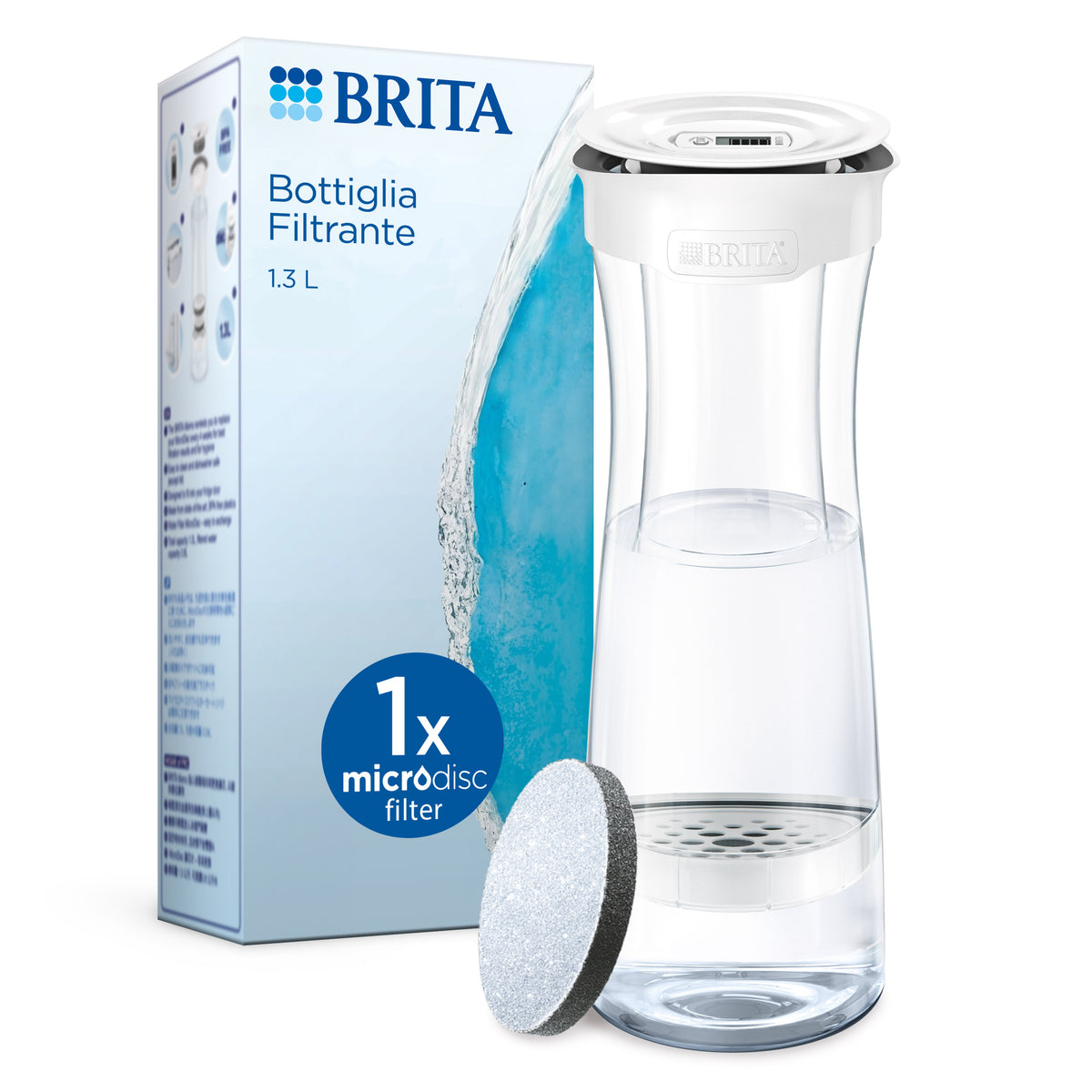 Brita Fill & Serve Mind Pitcher in White and Graphite