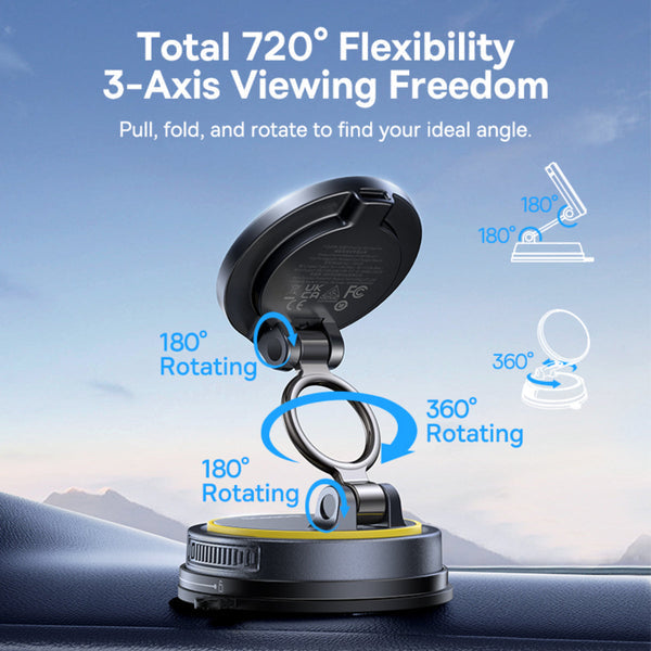Baseus PrimeTrip VC2 Flex Pro Car Charger Mount, Black