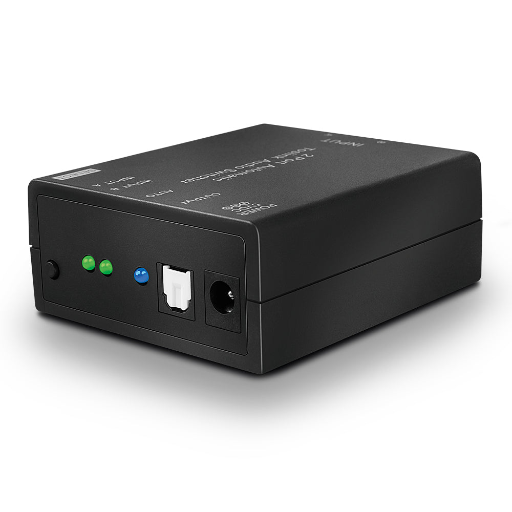 LINDY Automatic Toslink 2-Port Optical Audio Switch