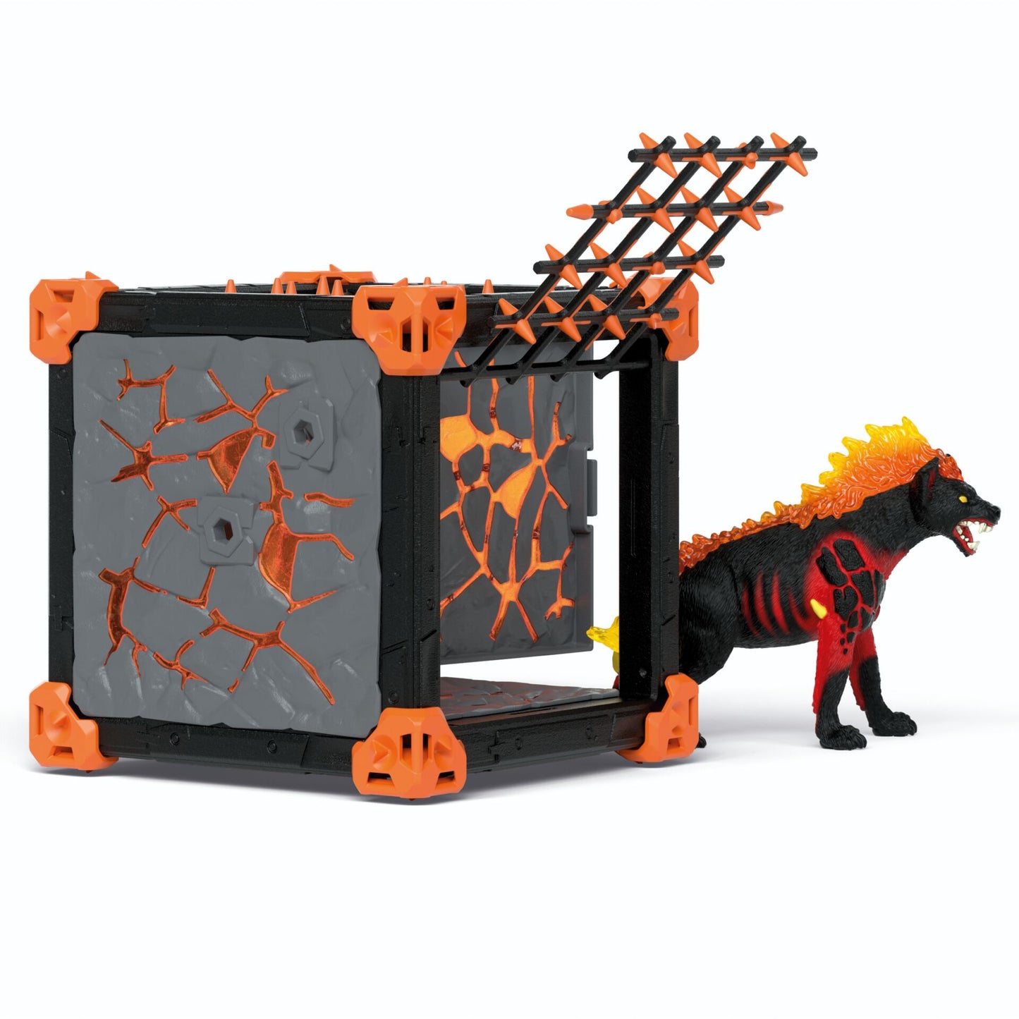 Schleich Eldrador Creatures BattleCave Lava Hyena 42674