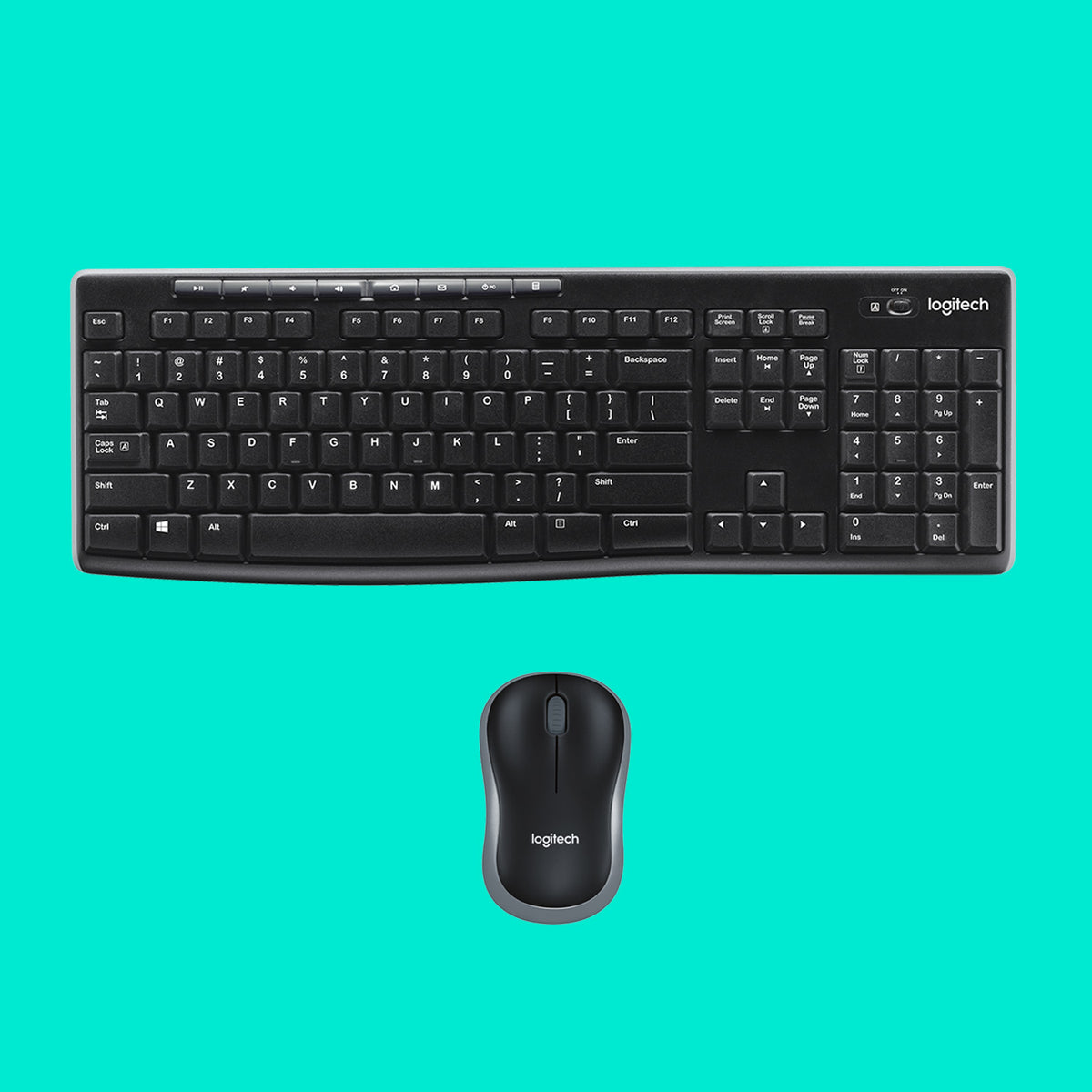 LGN Logitech MK270 Wireless Desktopset US Layout