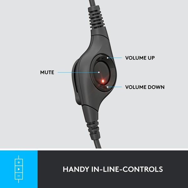 Logitech USB Headset H390 (schwarz, USB, Retail)