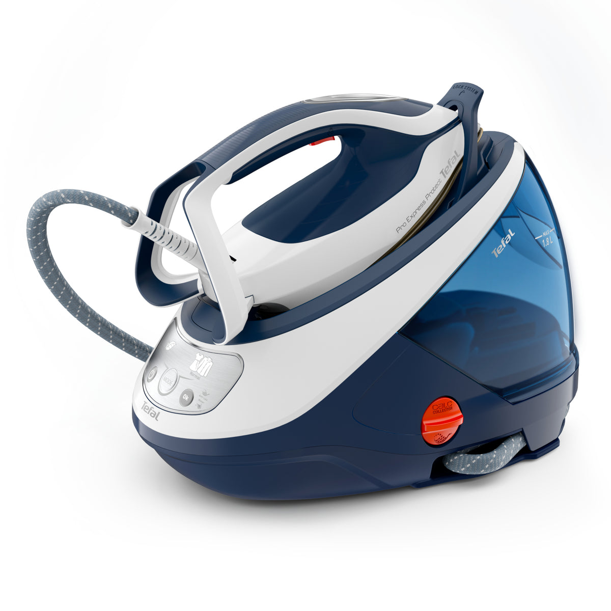 Tefal Pro Express Protect GV9221E0 steam ironing station 2600 W 1.8 L Blue, White