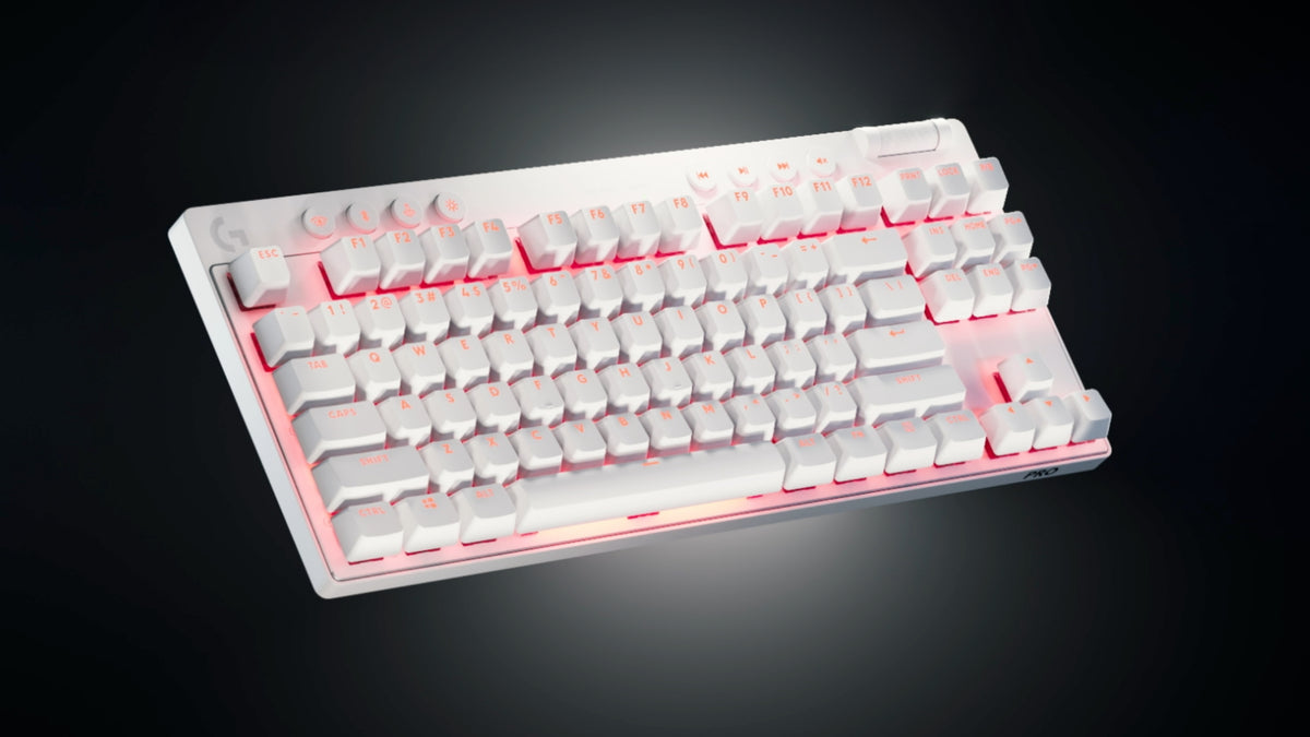Logitech G PRO X TKL Gaming Keyboard — RF Wireless + Bluetooth, QWERTY US International, Magenta