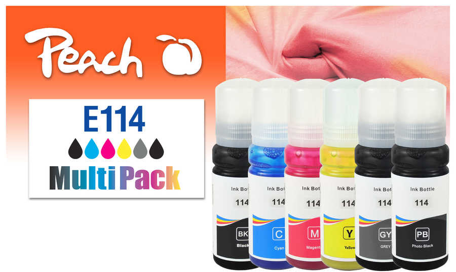 Peach Patrone Epson CISS 114 MultiPack remanufactured