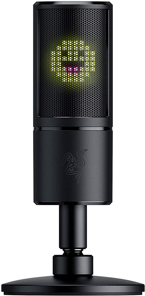Razer Microfono Seiren Emote USB Disp./LED 8Bit Condens.Cardioide