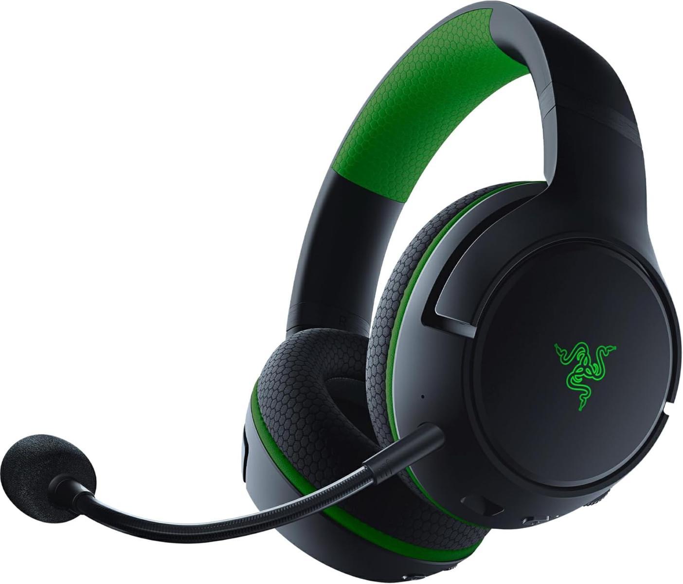 Razer Cuffie Gaming Kaira Pro Xbox X/S Wireless + Mic Black/Green