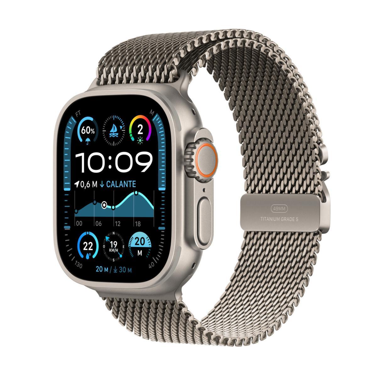 Apple Watch Ultra2 Cell 49mm TC/Natural ML/Nat. Tit. M ITA MX5R3TY/A