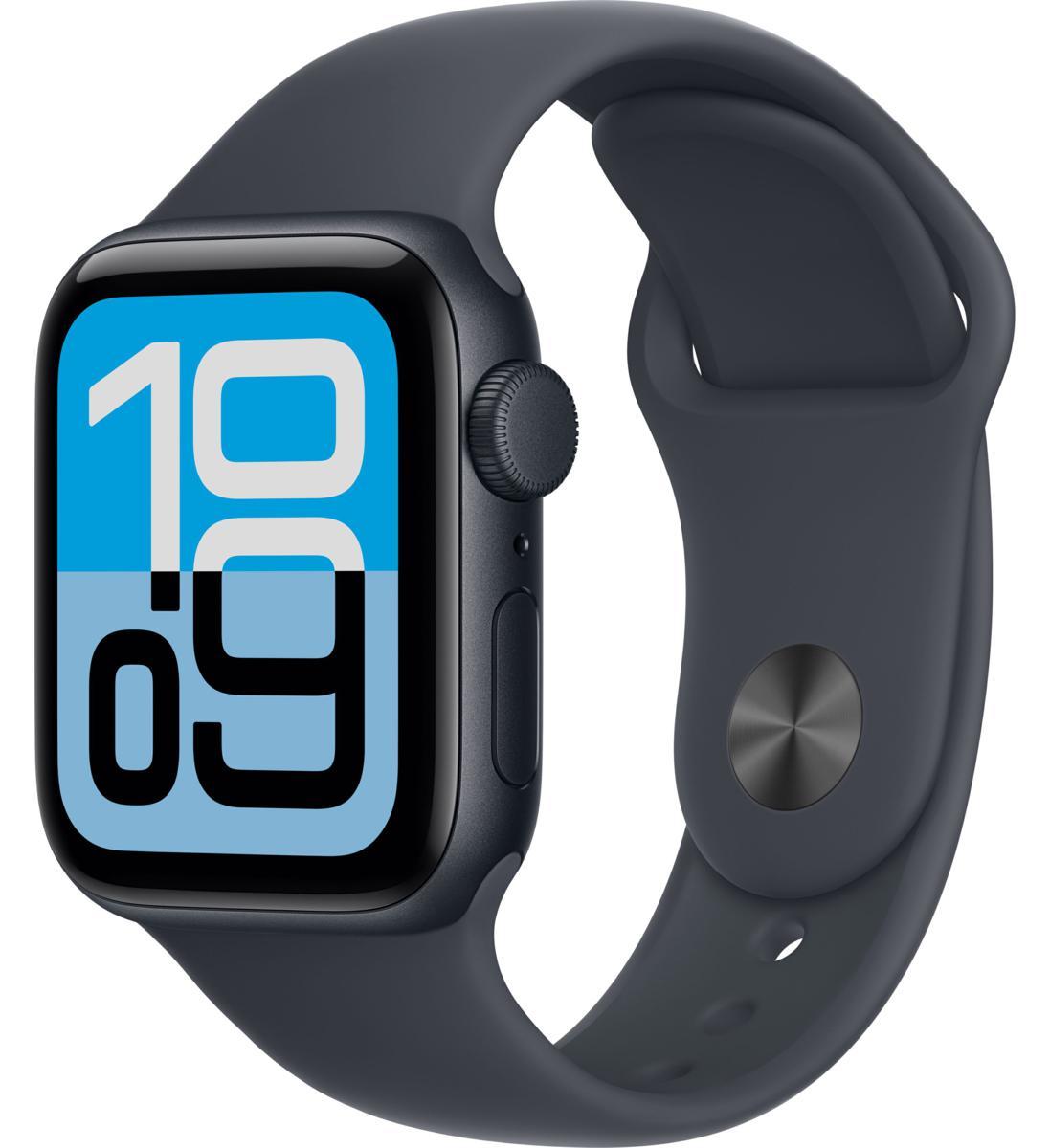 Apple Watch SE 3 40mm Aluminum Case Midnight Band Midnight Sports Band Italy Model MEH94QL/A