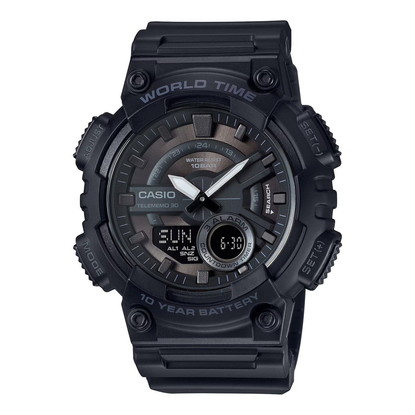 Watch Casio Man AEQ-110W-1B (52,2MM) Blue