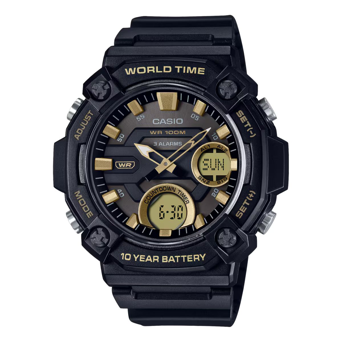 Watch Casio Man AEQ-120W-9A (53,3MM) Black