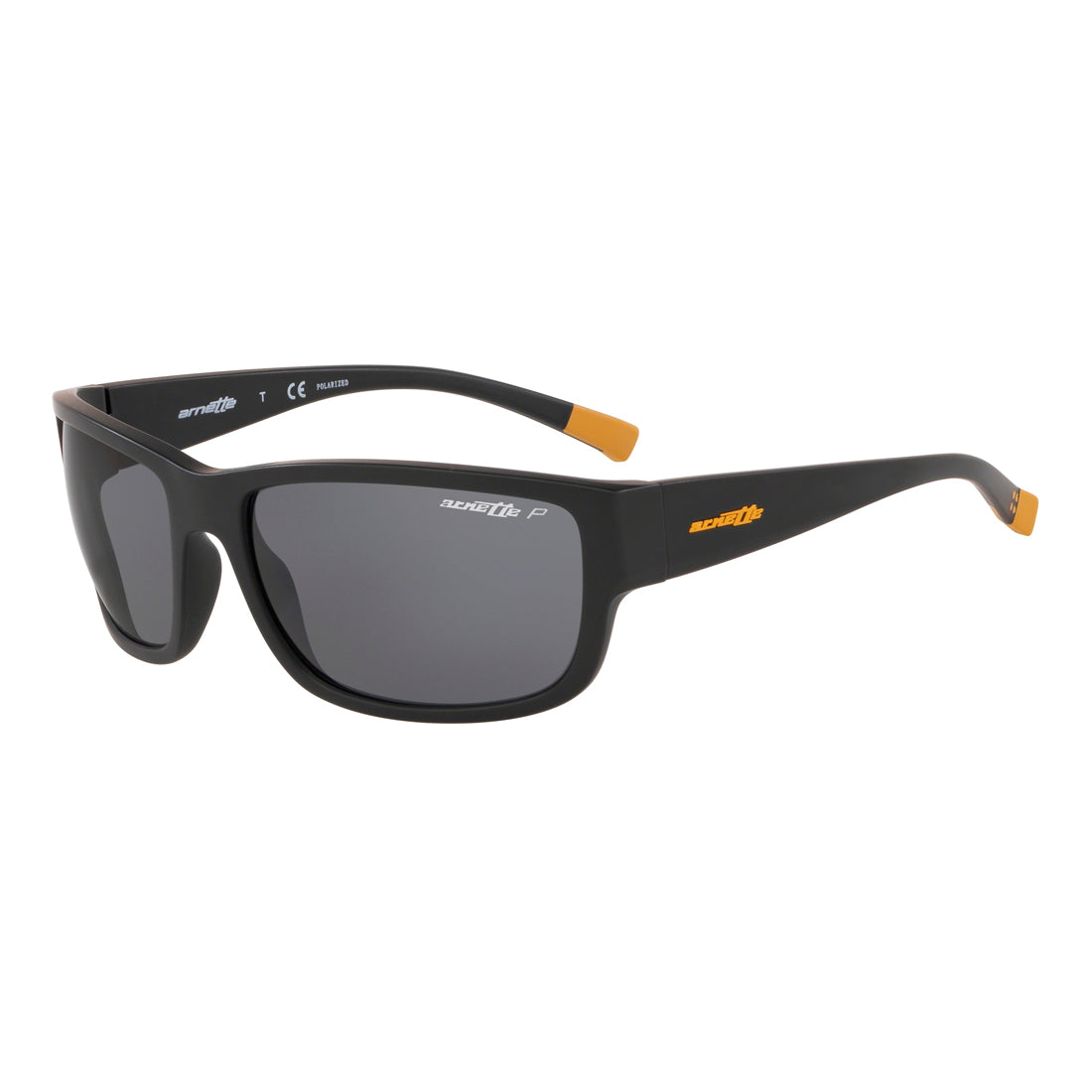 Arnette Man AN4256018162 Sunglasses with Resin Frame, Black Color, Lens/Bridge/Temple Measurements 62/17/130 mm, Grey Category 3 Polarized Lenses