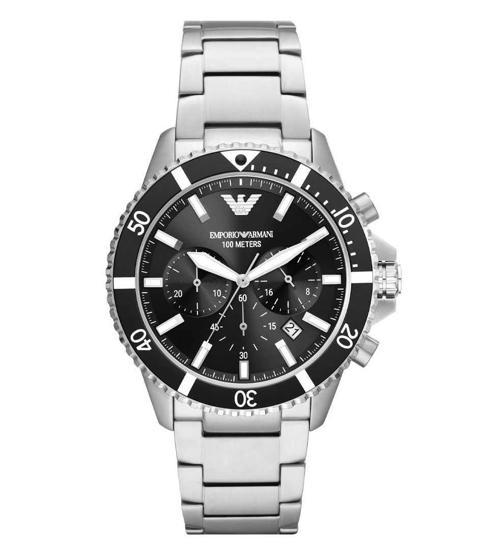Armani Men's Watch AR11360, 43mm Silver