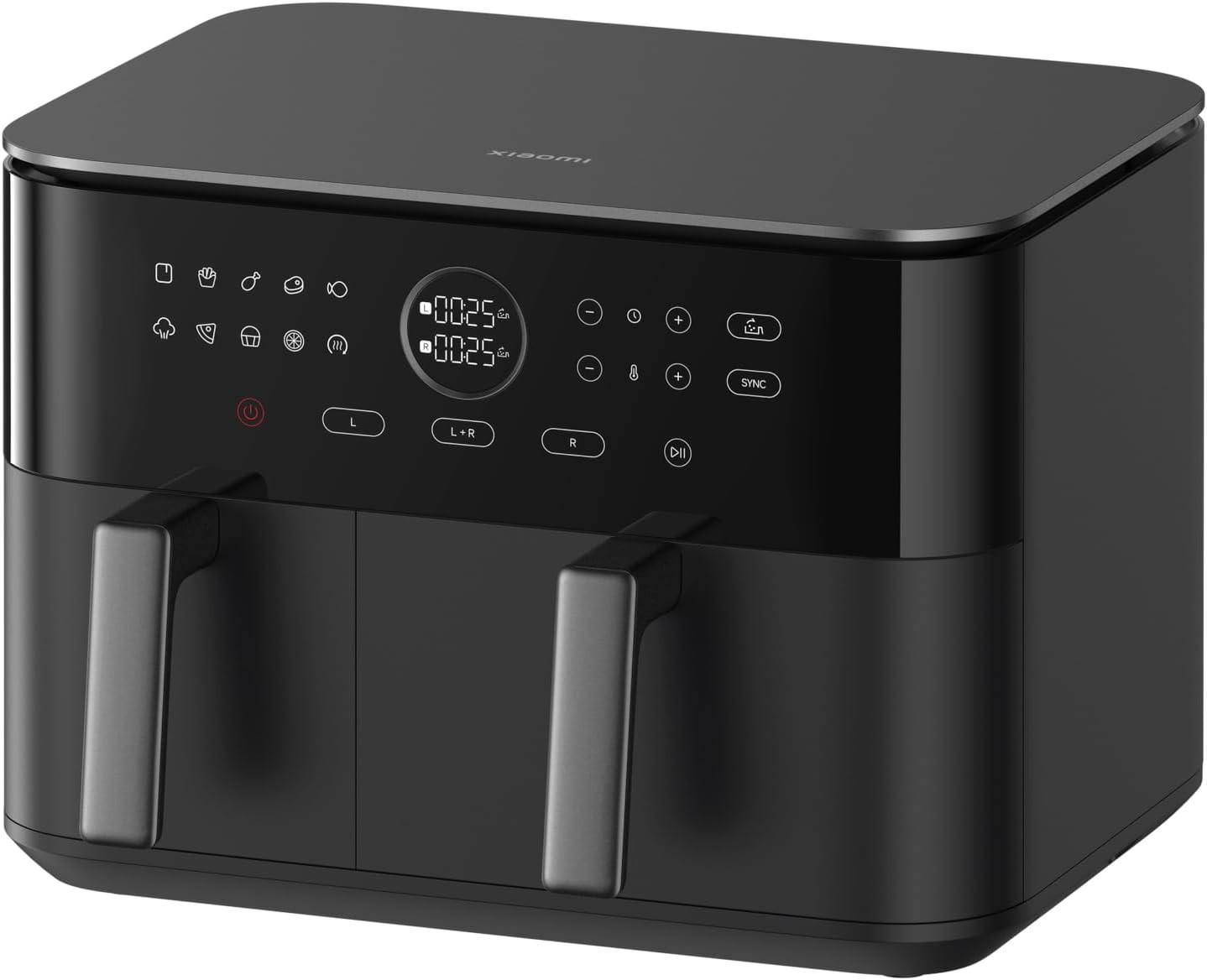 Xiaomi Friggitrice ad Aria Air Fryer Dual Zone 10L 2700W Black