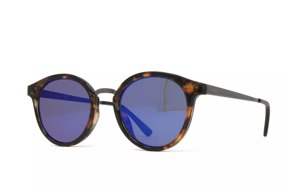 Guess Women's Sunglasses GF0305-5153X – Metal Frame, Grey/Purple, Lens 51mm, Bridge 21mm, Temple 140mm, Category 3 UV Protection