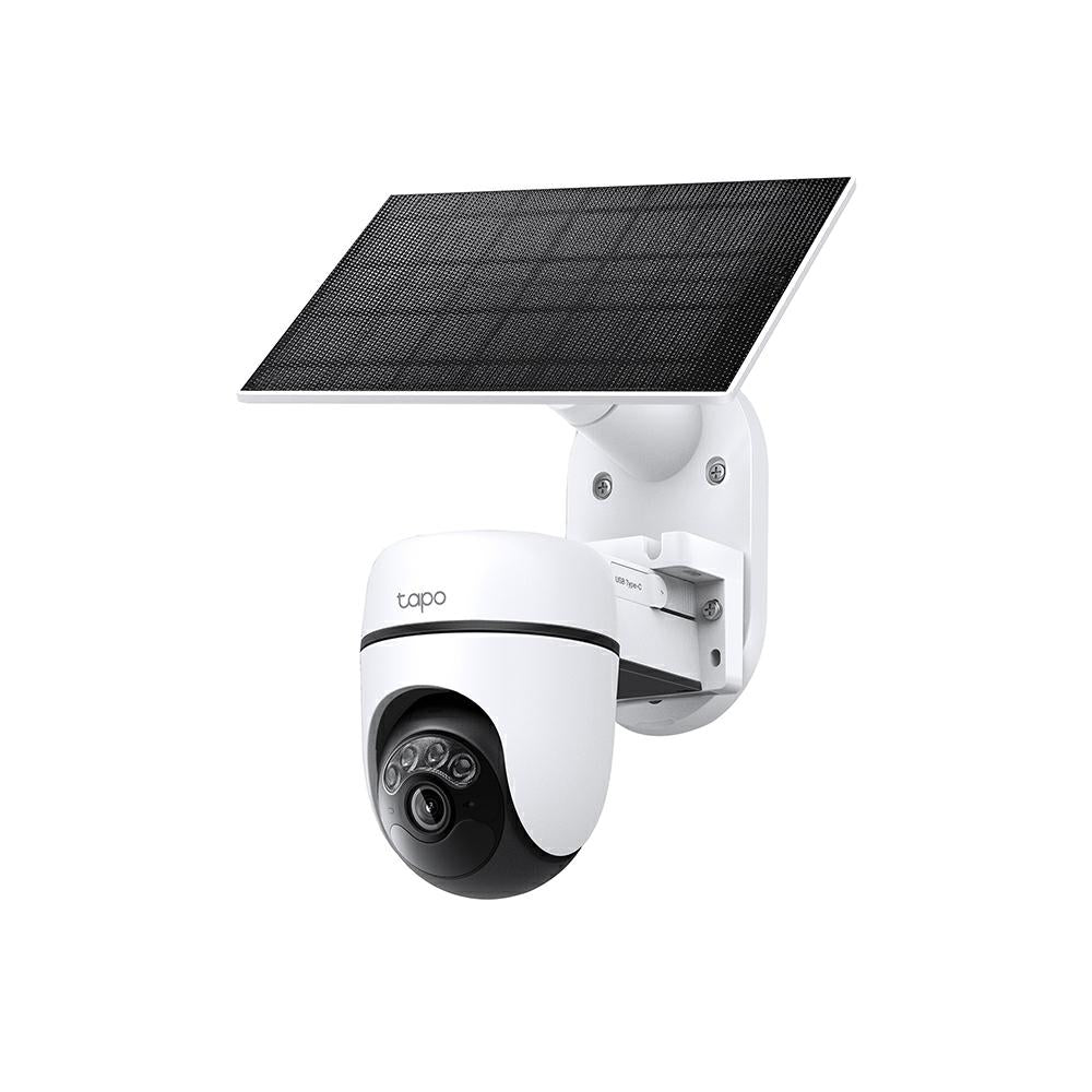 TP Link Smart Camera Outdoor + P. Solare TC90KIT 2k WiFi 360 White