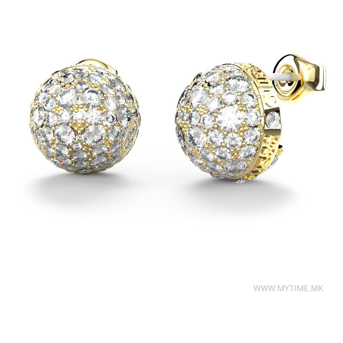 Guess Women's Earrings JUBE04457JWYG, 3 cm, Gold Stainless Steel