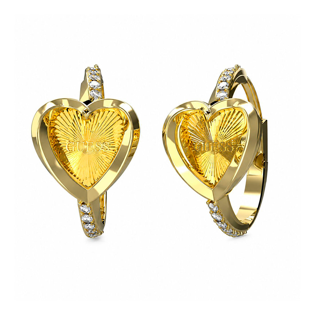 Guess Women's Earrings JUBE04613JWYG, 2 cm, Gold Stainless Steel