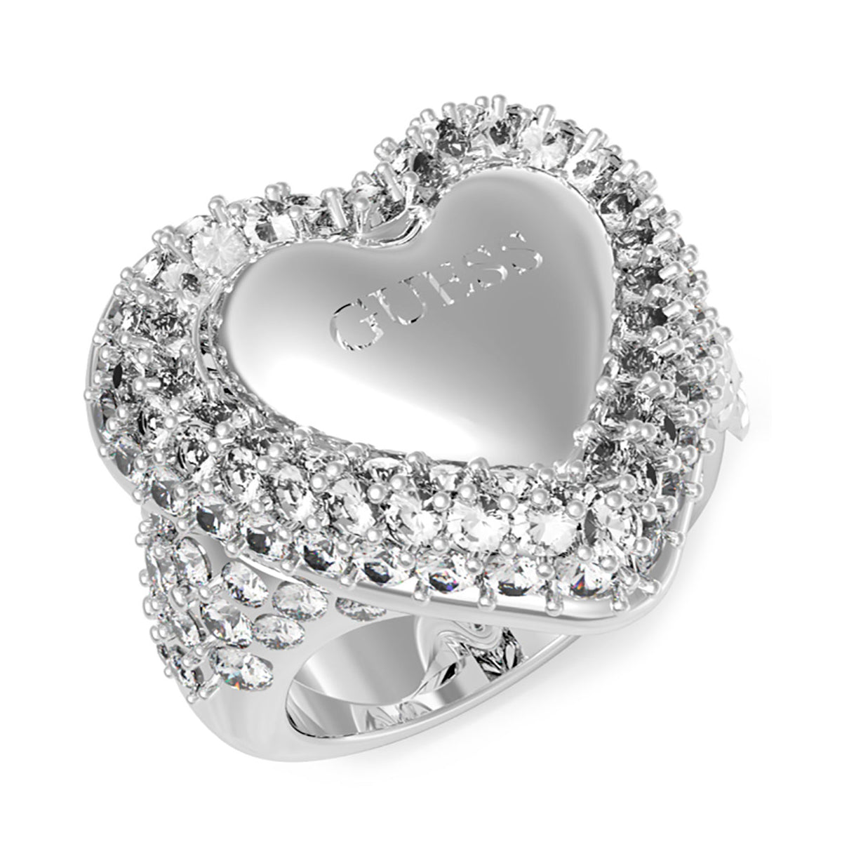Guess Women's Ring JUBR0509JWRH Size 54