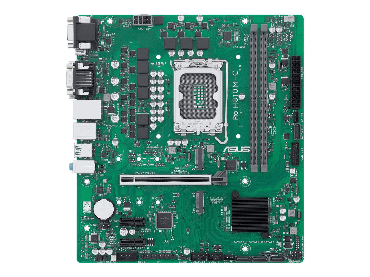 MB ASUS PRO H810M-C-CSM (Intel, LGA1851, DDR5, mATX)