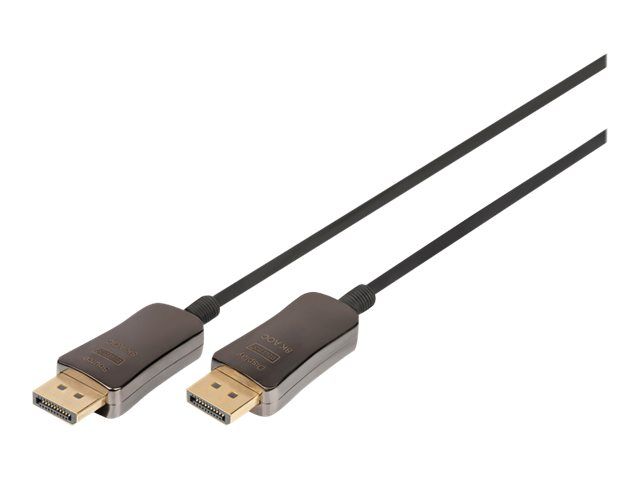 DIGITUS DisplayPort AOC Hybrid Glasfaserkabel UHD 8K 15m