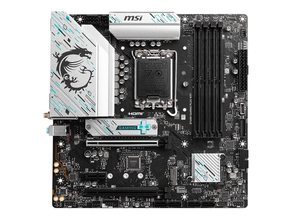 MSI MAG B760M Gaming Plus Wifi (B760, S1700, mATX, DDR5)