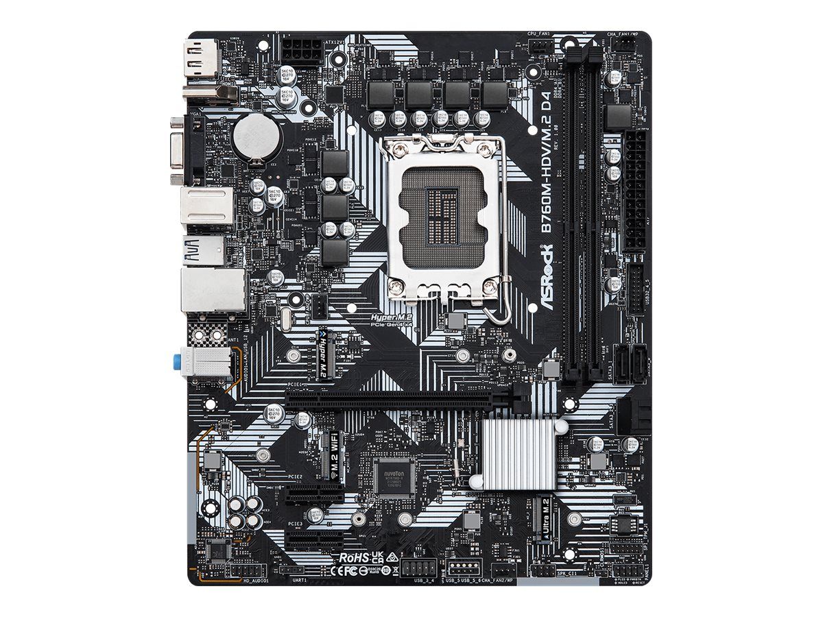 ASRock B760M-HDV/M.2 D4 1700 mATX Motherboard