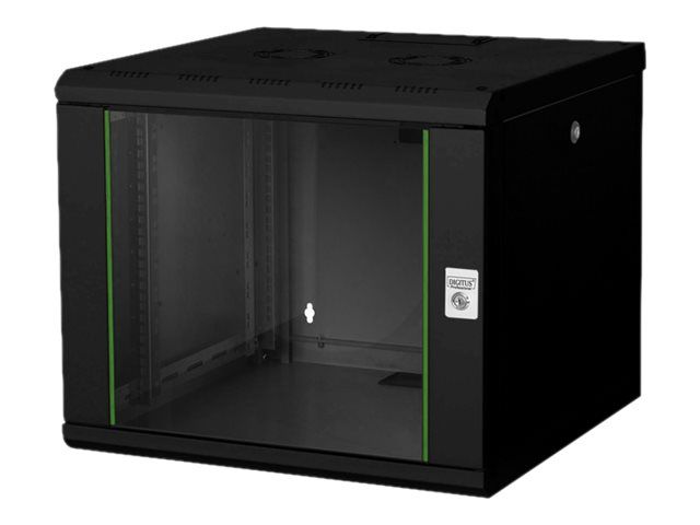 DIGITUS Wandgehäuse 9HE 509x600x600mm Μαύρο