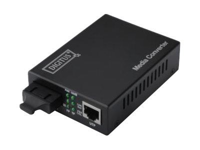 DIGITUS Medienkonverter Gigabit RJ45/SC Singlemode