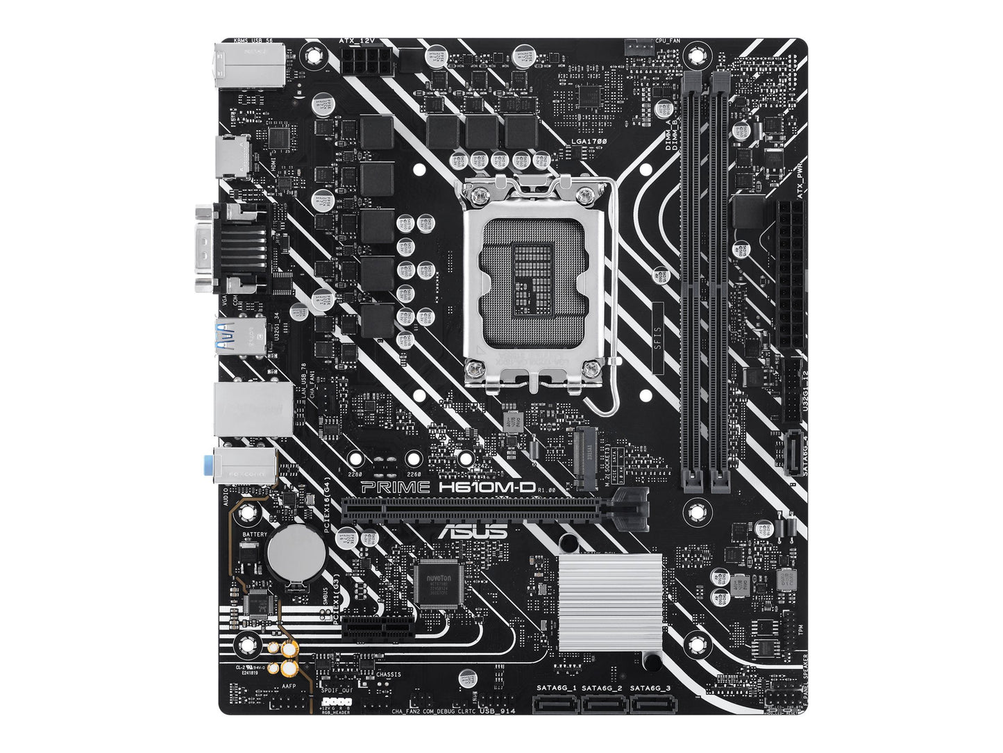 MB ASUS PRIME H610M-D (Intel, 1700, DDR5, mATX)