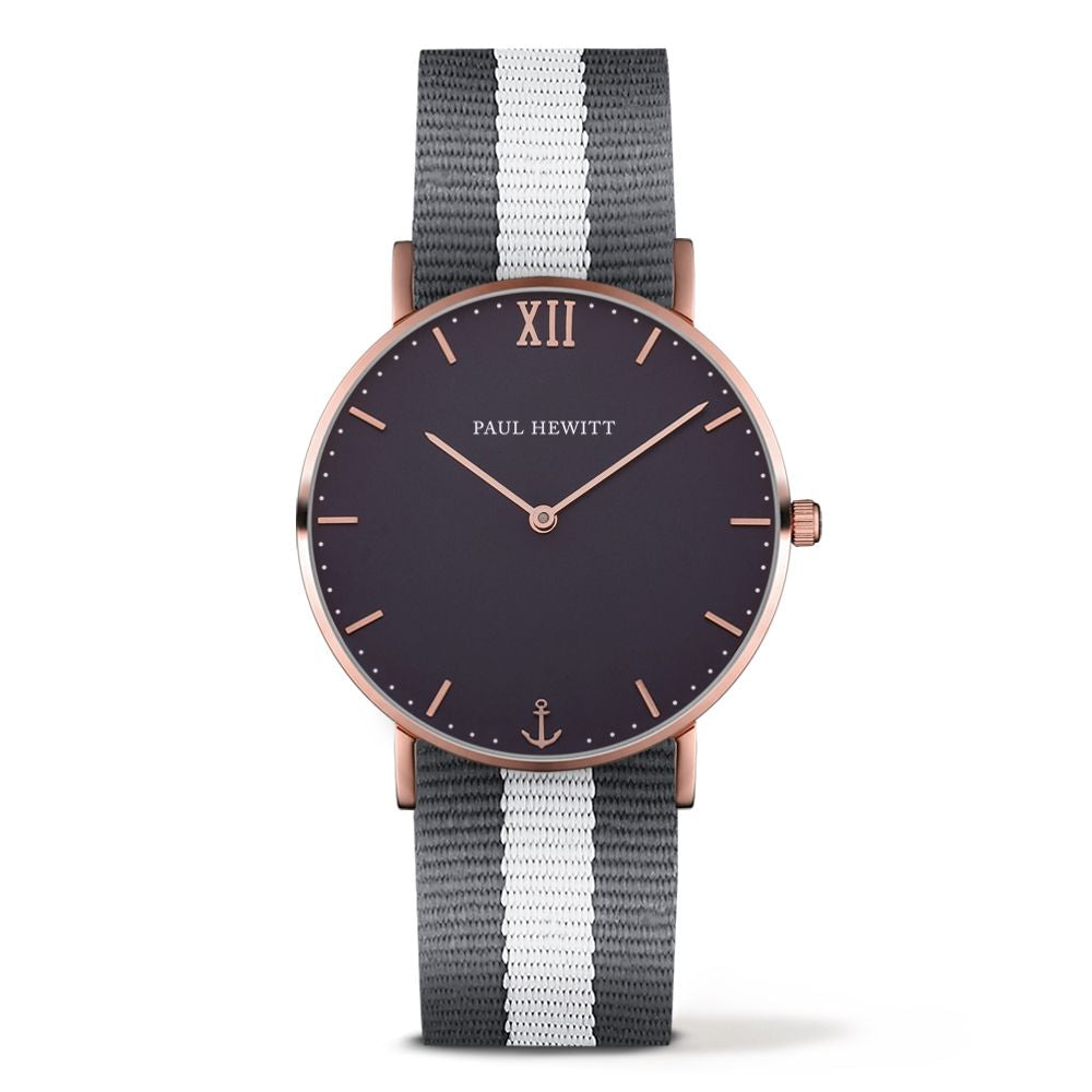 Watch Paul Hewitt Unisex PHSARSTBGRW20 (39MM) White Gray