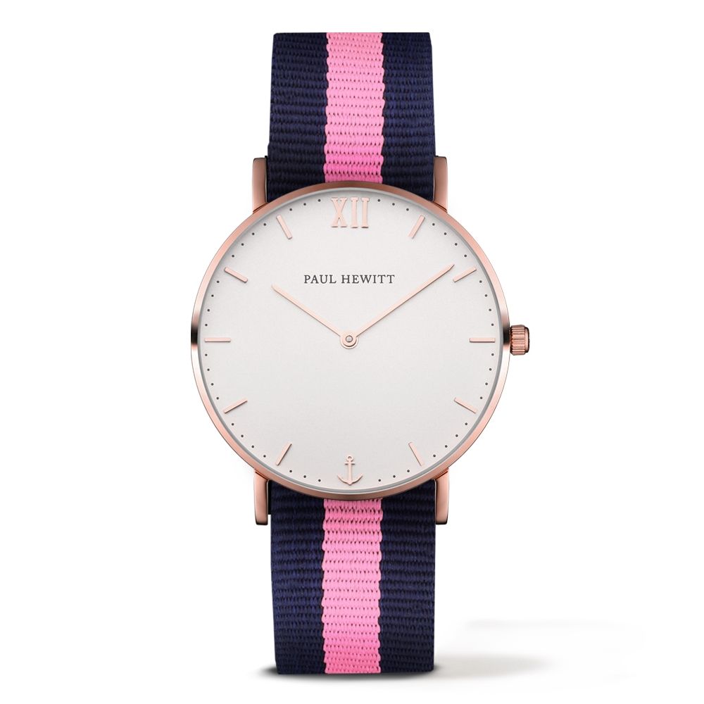 Watch Paul Hewitt Unisex PHSARSTWNLP20 (39MM) Blue Pink