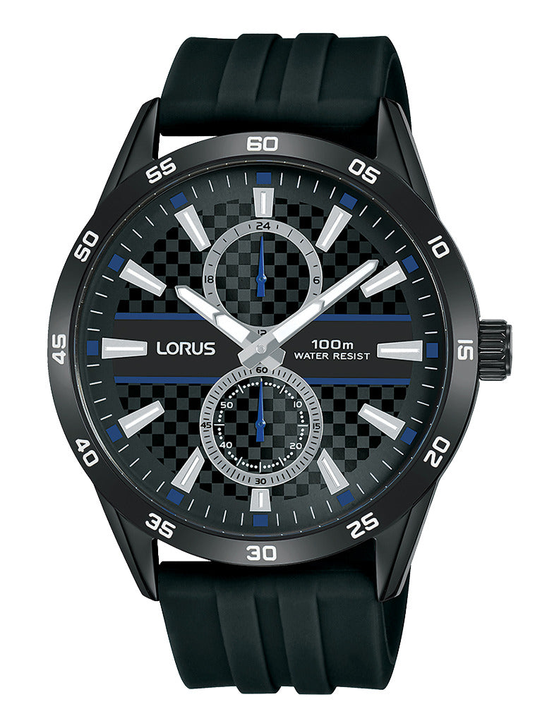Lorus Men's Quartz Watch R3A43AX9 (43mm) Black