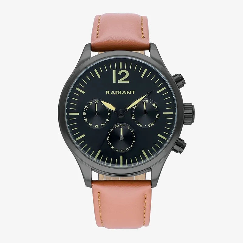 Radiant Man RA641701 Watch (43mm) Brown Leather Strap