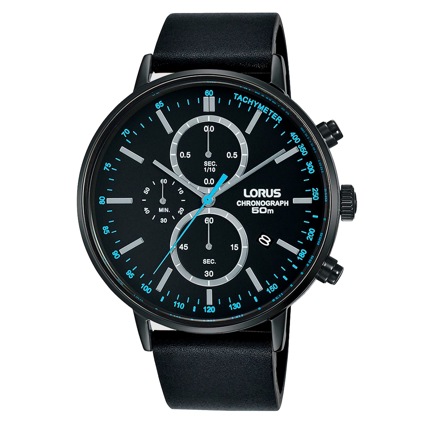 Lorus Men's Quartz Watch RM363FX9 (43MM) Black