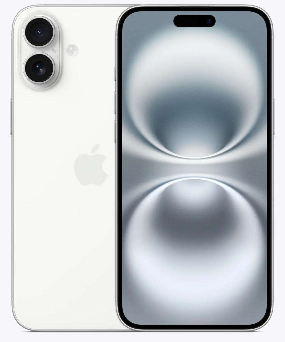 Apple iPhone 16 Plus 128GB 6.7" White MXVV3HN/A